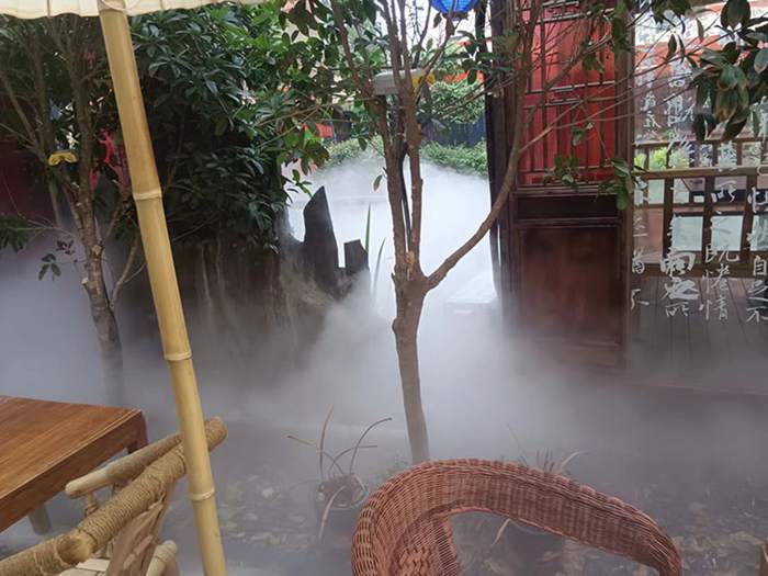 郑州餐厅雾森造景驱蚊