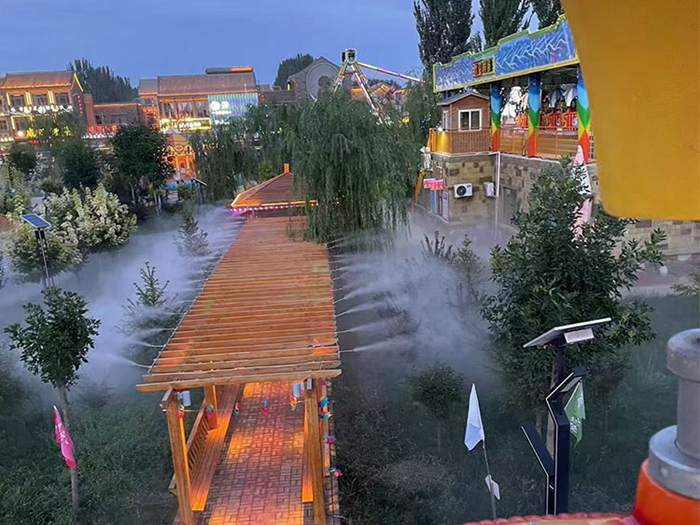 宁夏游乐场雾森系统降温