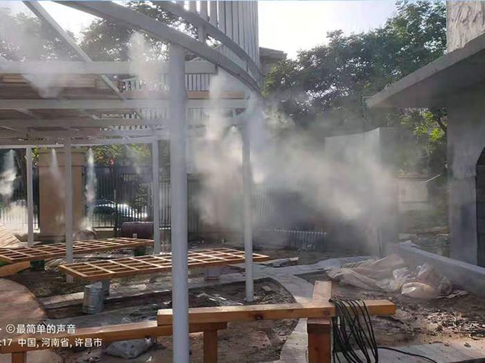 河南许昌幼儿园雾森景观降温