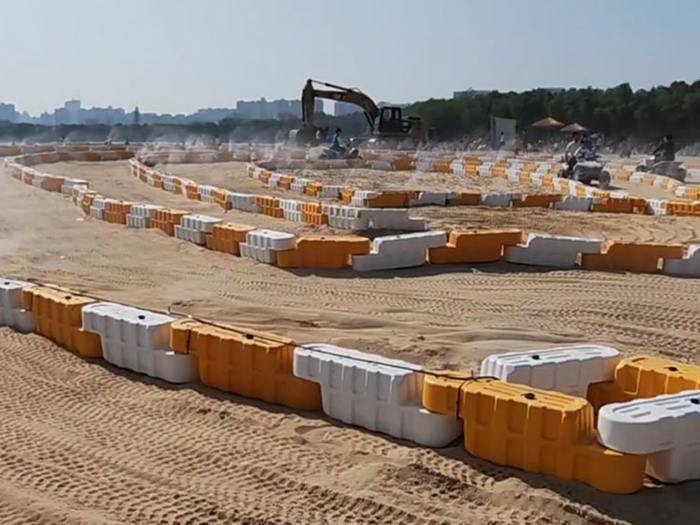 郑州黄河沙滩喷雾降尘