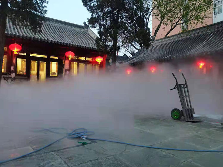 北京正觉胡同雾森造景