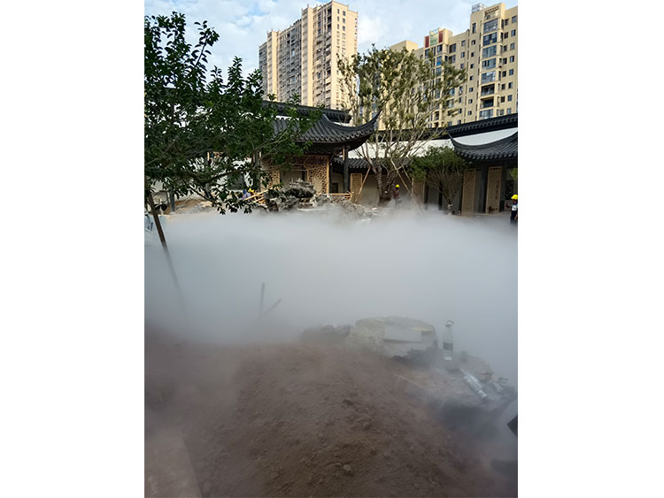 福建宁德市福安市售楼处雾森景观造雾