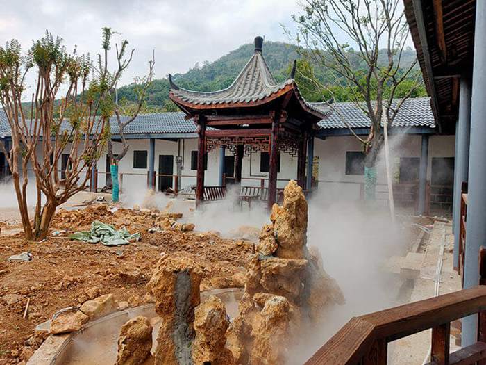 湖北武汉生态农庄雾森造景