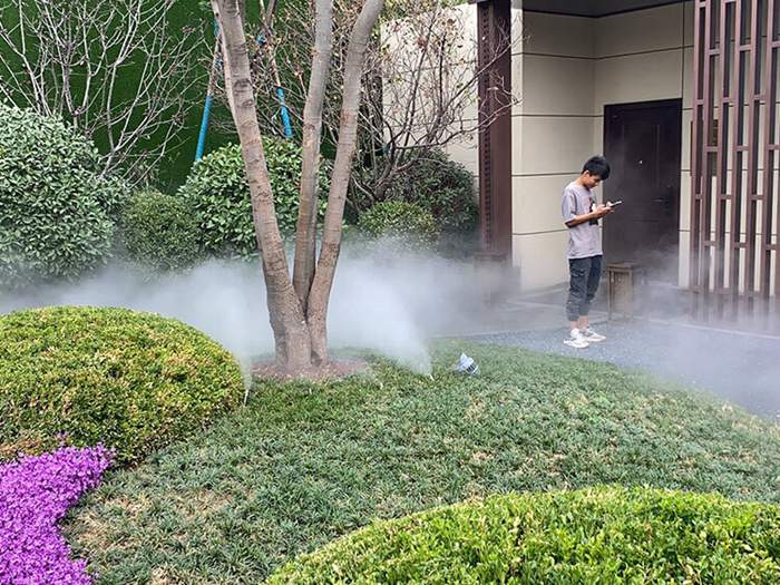 河南郑州售楼部雾森造景