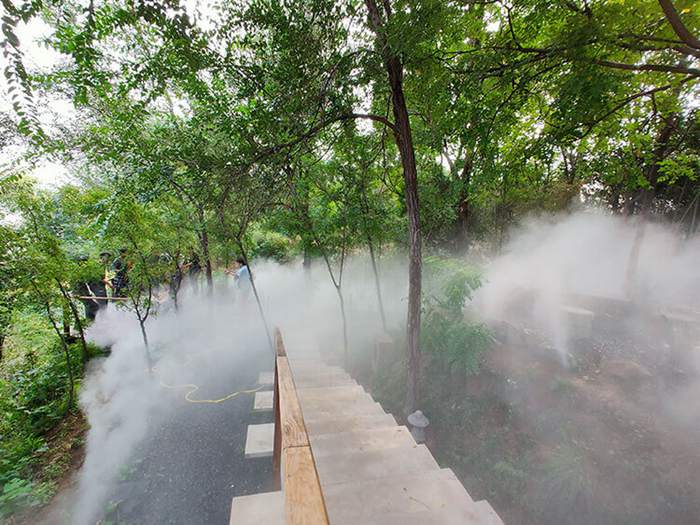 河南郑州农庄雾森造景