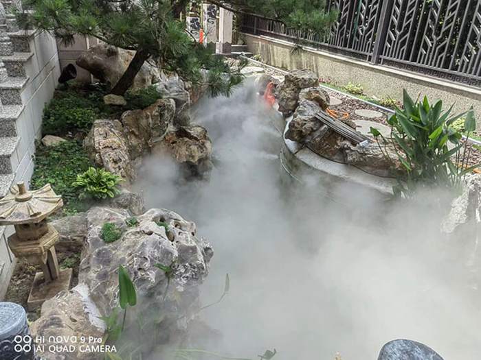 江苏省泰州市小区雾森造景