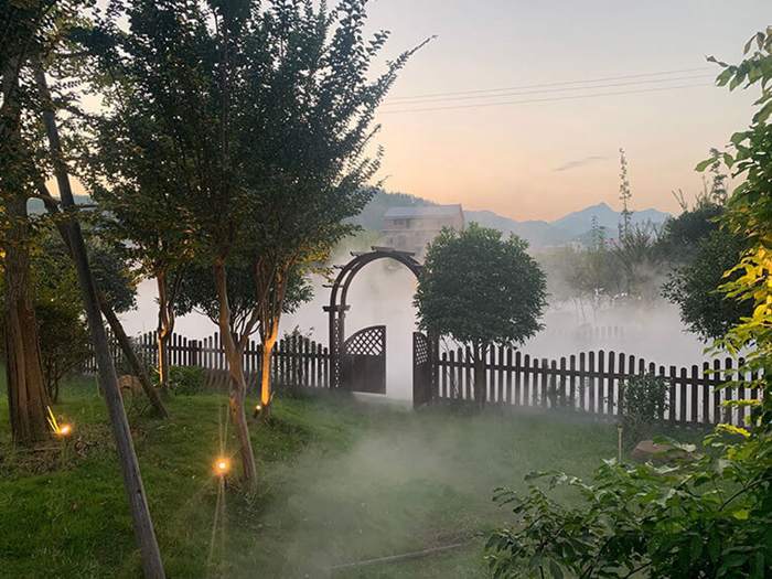 湖南娄底农庄雾森造景
