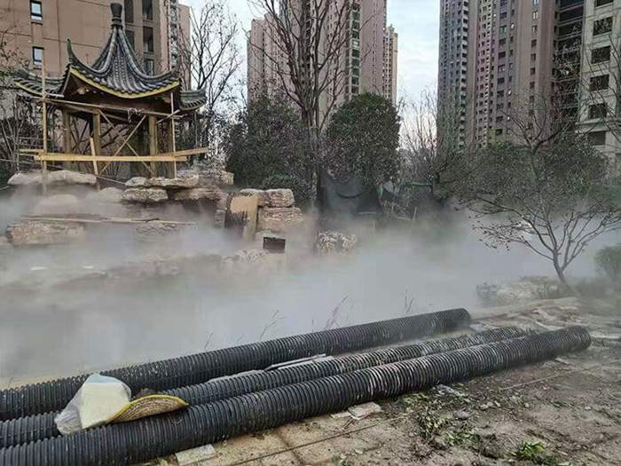 江苏省徐州市小区雾森造景