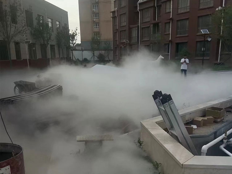 辽宁海宁小区雾森造景