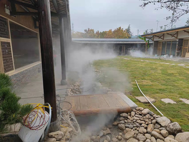 山东省枣庄市农家院雾森造景