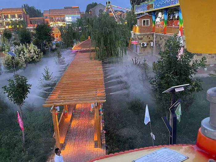 宁夏游乐场雾森系统造景