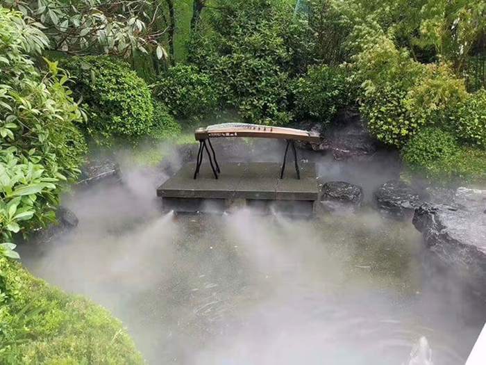 陕西西安小区雾森驱造景