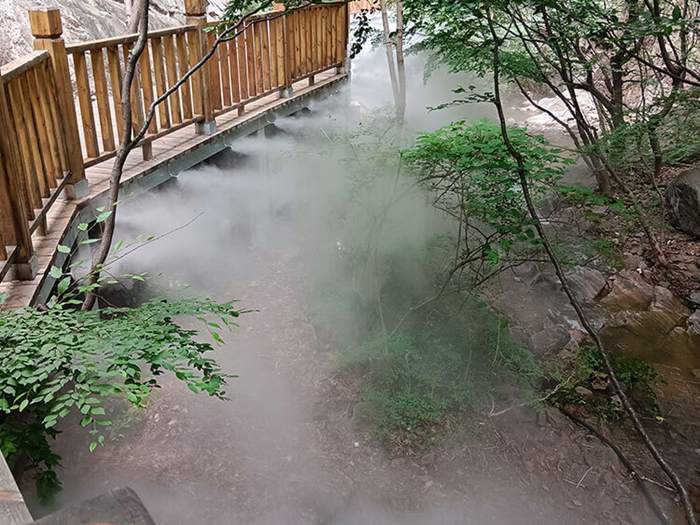 新疆和田庄园雾森造景