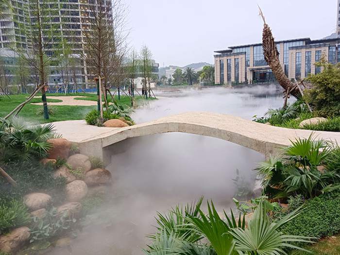 天津碧桂园售楼部雾森造景