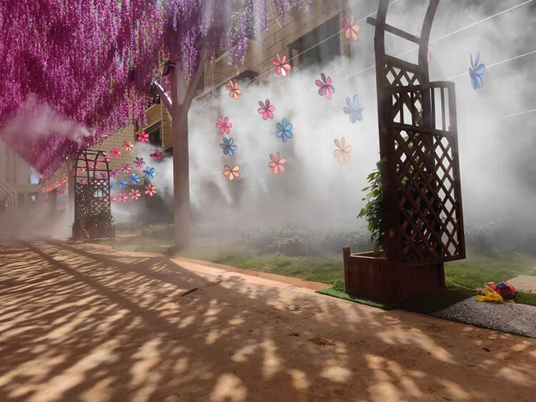 云南省玉溪澄江市售楼部雾森景观